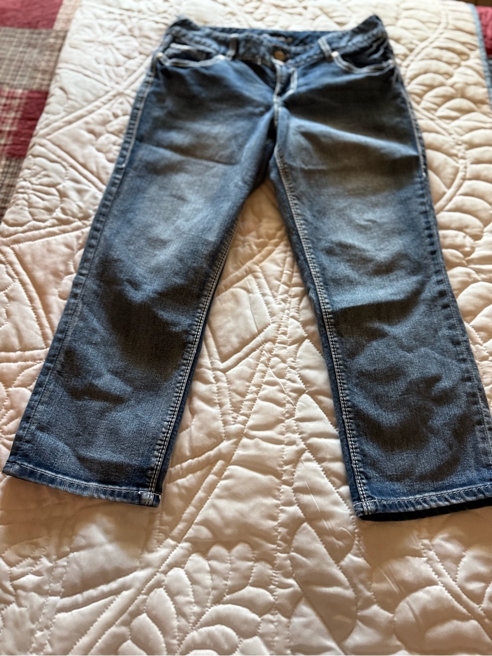 Women’s Maurice Dark Blue Denim Cropped Jeans